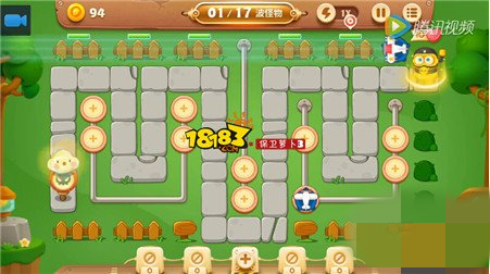 《保衛蘿卜3》公園第16關金蘿卜通關技巧介紹