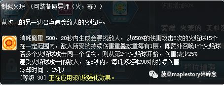 冒險島職業攻略-火毒法師篇