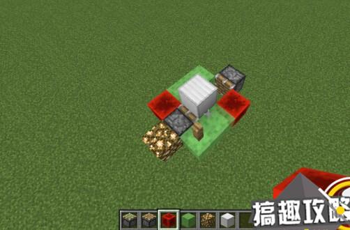 搞趣網：我的世界0.15紅石汽車怎么做 0.15紅石汽車制作教程