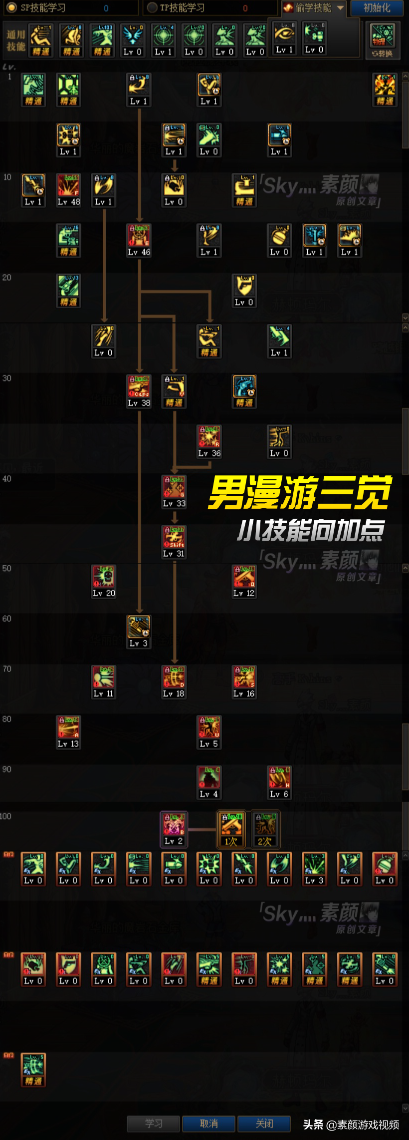 DNF：煙塵彈學不學？男漫游三覺加點詳細分析