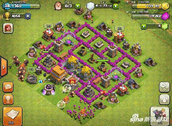 部落沖突(Clash of Clans)六本最強布局 六本神陣布局攻略