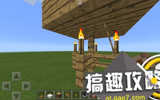 搞趣網：我的世界吊燈怎么做 手機版吊燈制作教程