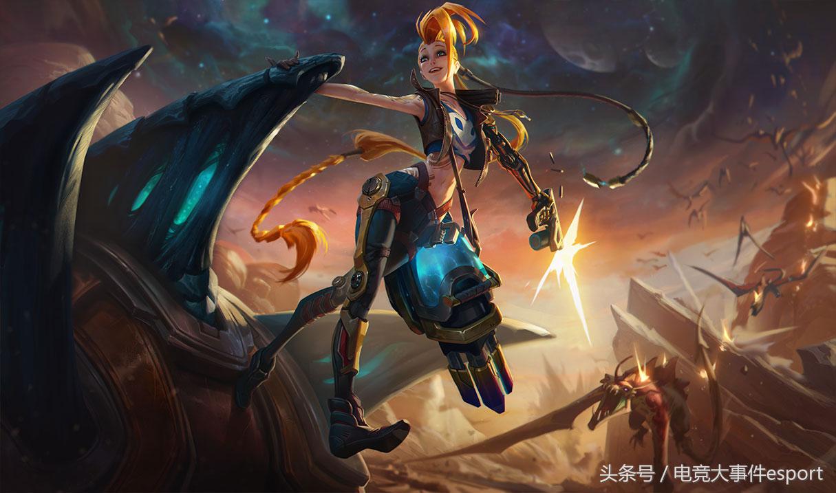 LOL金克絲奧德賽皮膚評測：造型滿分，特效一般，可入手！