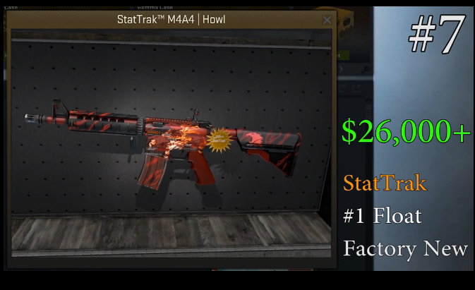 CSGO TOP10 最名貴皮膚盤點，紀念品龍狙居然排第十？