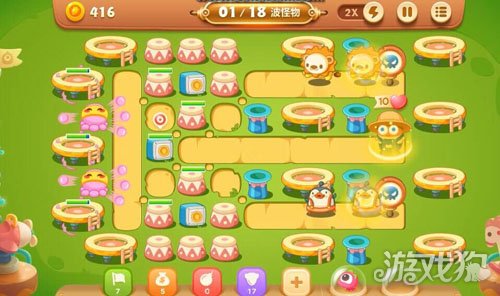 保衛蘿卜3游樂場第17關攻略 游樂場第17關怎么過關
