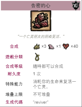 《饑荒》復活方式詳解 活下去就靠它們了