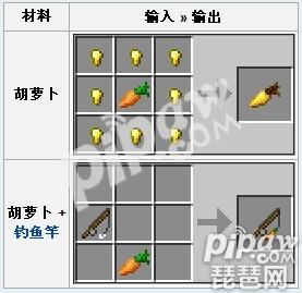 我的世界胡蘿卜釣竿怎么做 胡蘿卜釣竿使用攻略