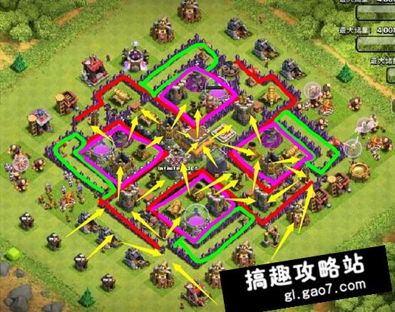 部落沖突8本最佳陣型設計思路