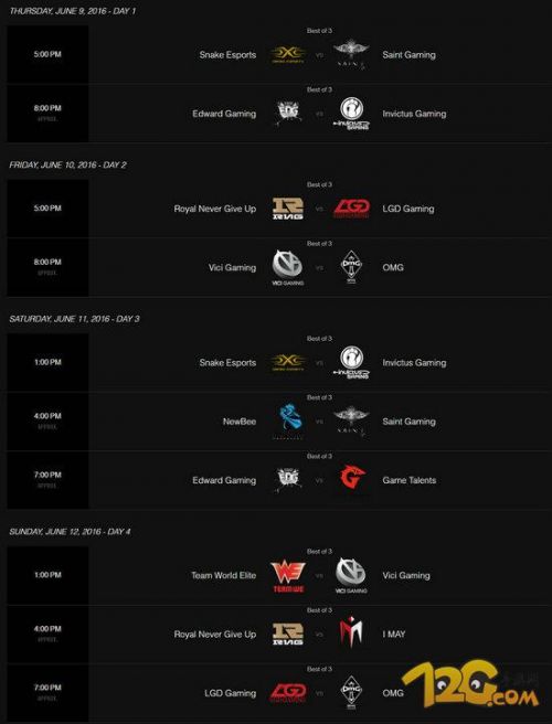 LPL2016夏季賽賽程表 LOL夏季賽賽程及比賽時間介紹