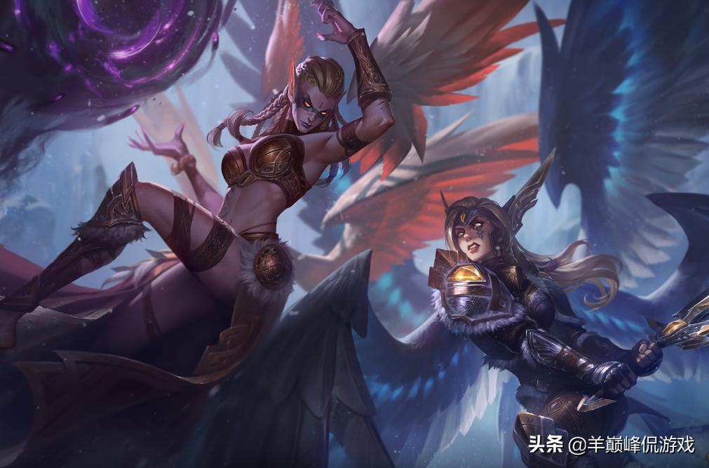 LOL：天使姐妹重做之后，這兩款皮膚總算值了，大天使長米迦勒