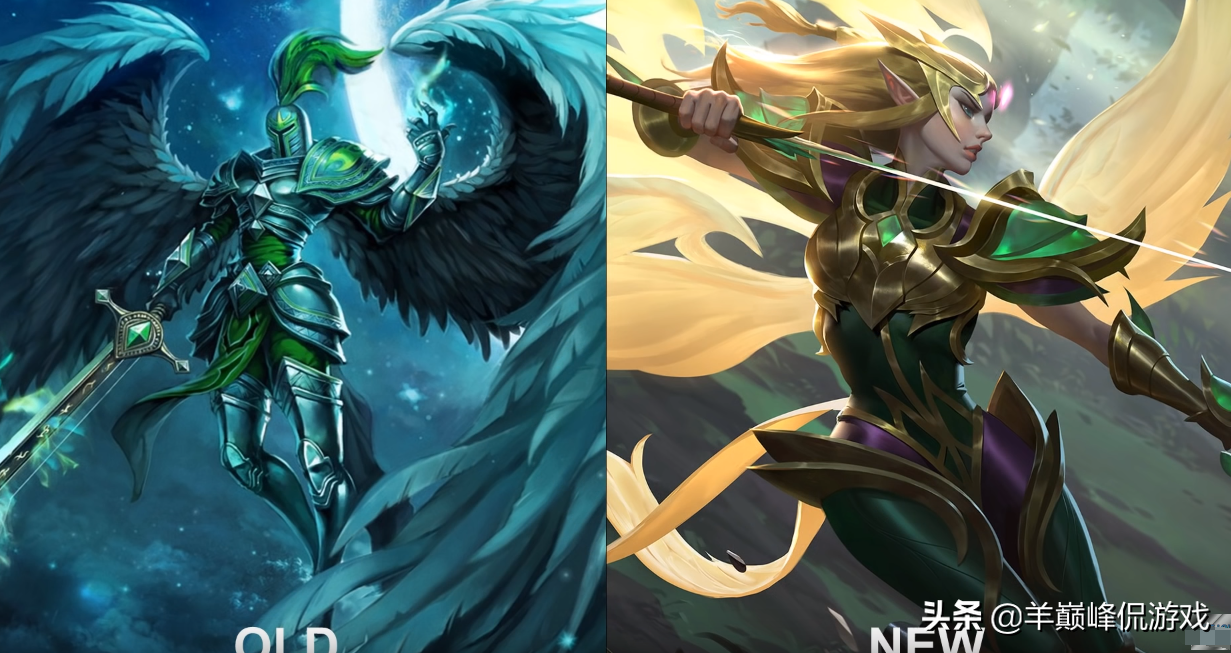 LOL：天使姐妹重做之后，這兩款皮膚總算值了，大天使長米迦勒