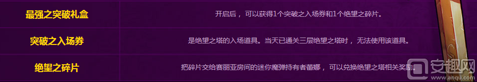 dnf突破絕望之塔在哪 dnf突破絕望之塔詳解