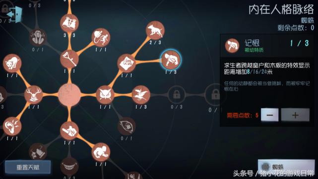 第五人格，蜘蛛最全攻略，放棄掙扎吧！我早已布下天羅地網！