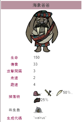 《饑荒》怎么對付海象 對付海象的技巧