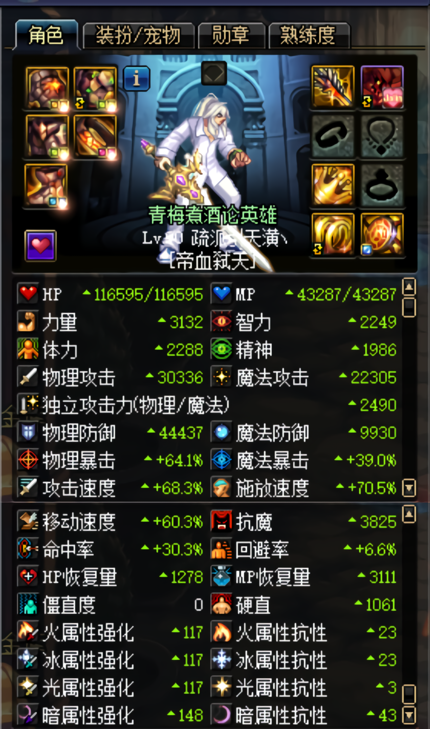 DNF：2套95級哈林史詩首飾與恍惚套對比，恍惚套依舊是最好的選擇