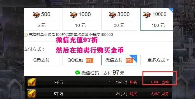 DNF：勇士幣獲取攻略，300點券換100個勇士幣，可兌換85點疲勞藥