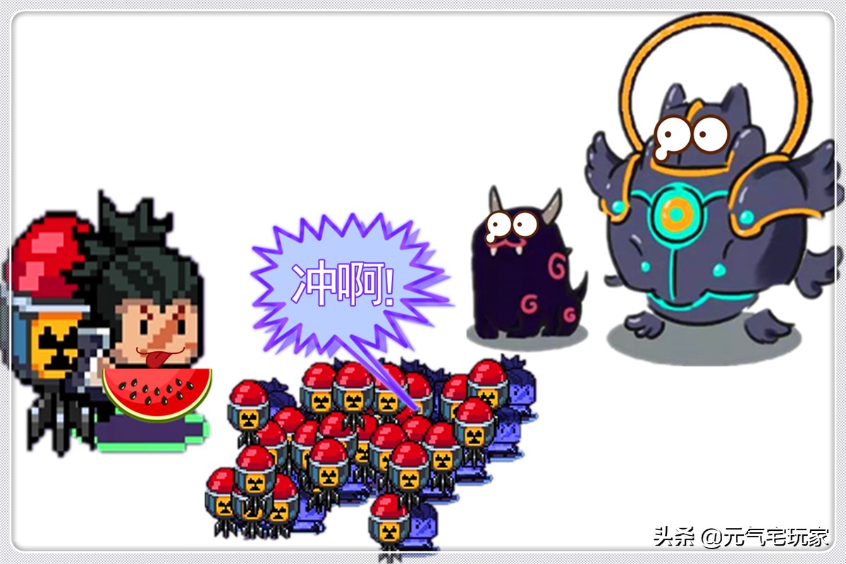 元氣騎士：狂戰士BUG懶人玩法，全程吃瓜，作戰什么的交給小弟吧