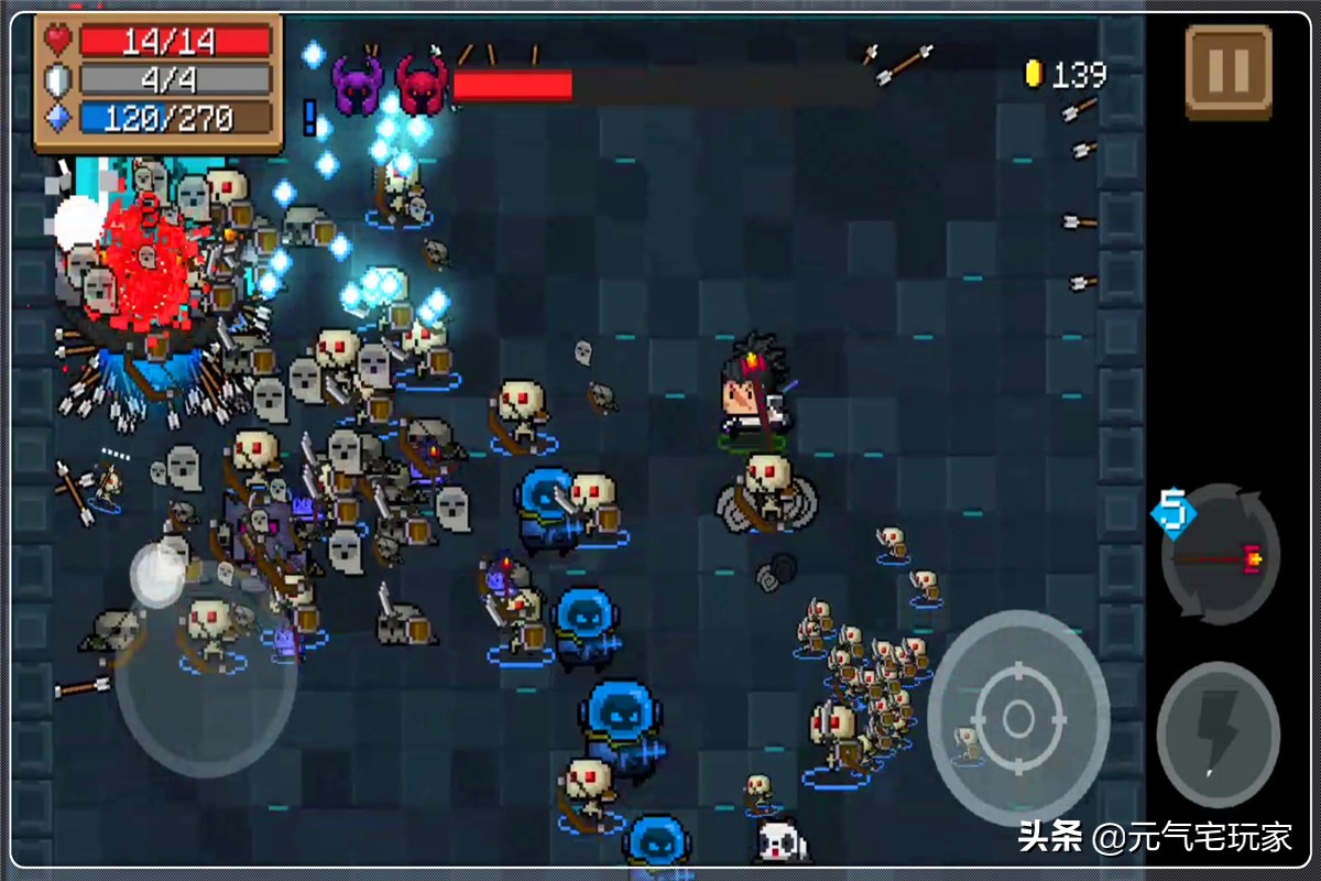 元氣騎士：狂戰士BUG懶人玩法，全程吃瓜，作戰什么的交給小弟吧