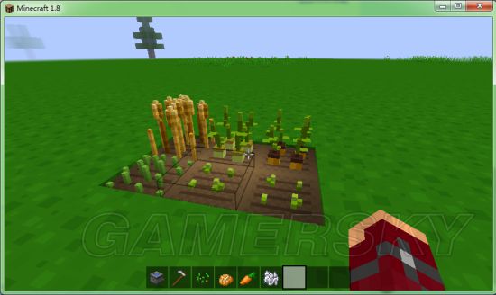 《我的世界》農作物及樹木種植入門教程