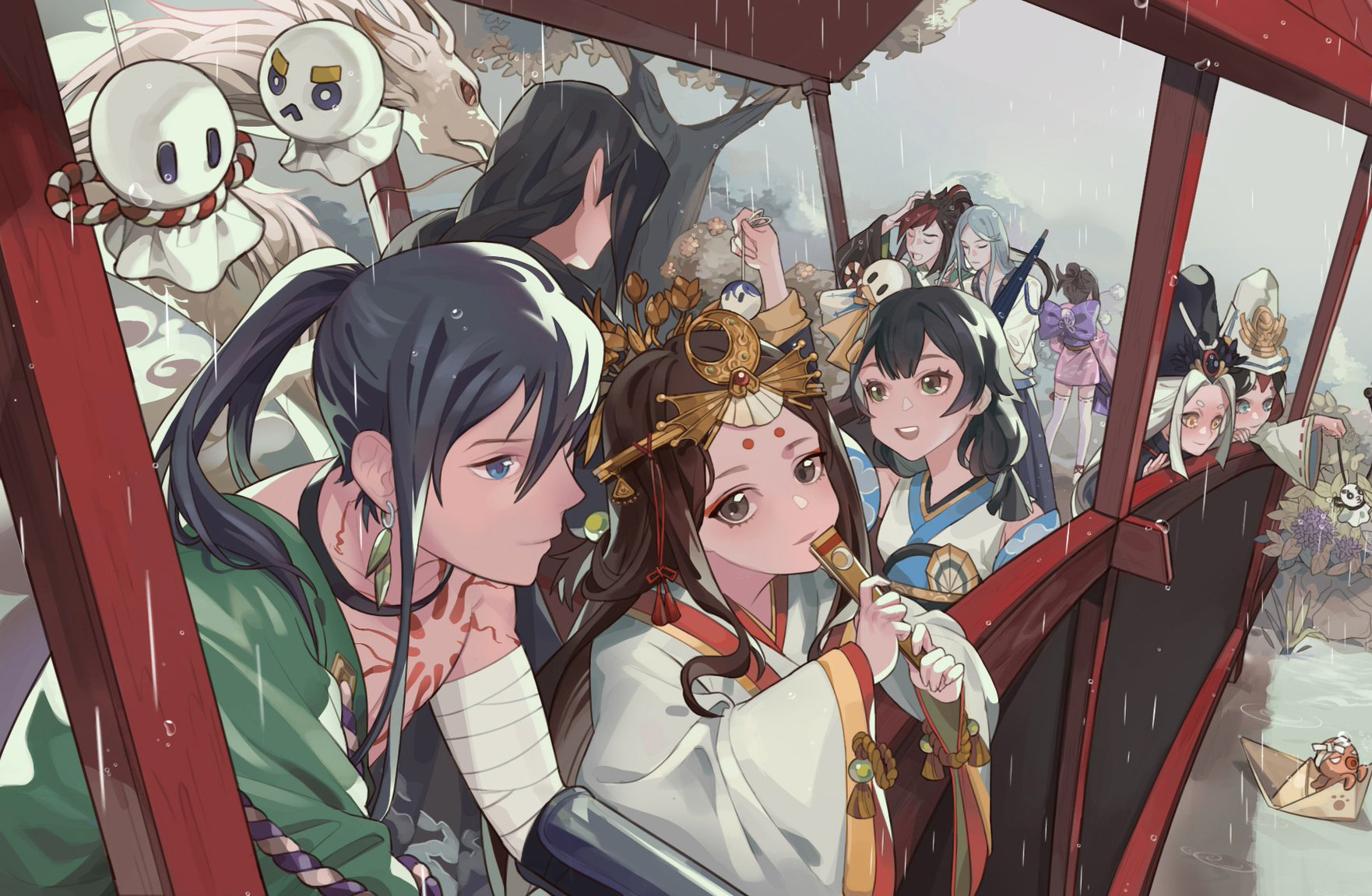 陰陽師:如何用加強后的白狼打造平民魂土陣容 御魂太過于親民