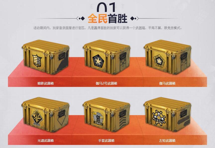 CSGO首勝就有箱子鑰匙拿？追夢就看這周末！
