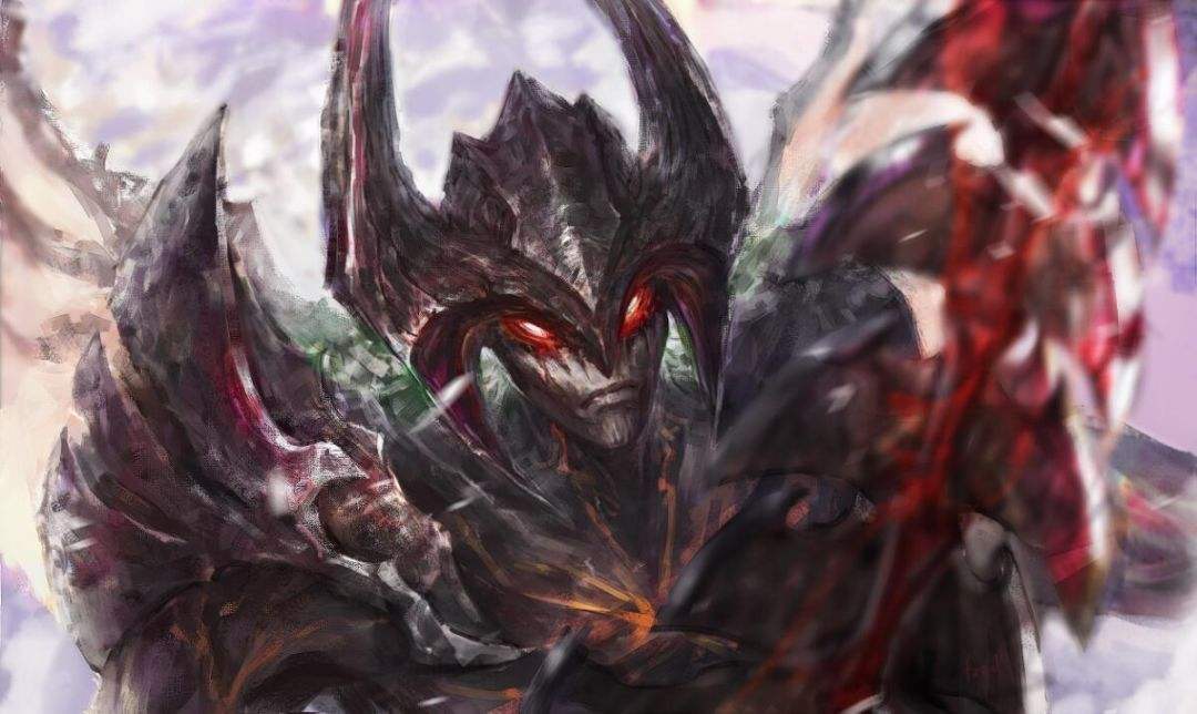 LOL英雄臺詞：暗裔劍魔。閃電松鼠？啊哈哈哈哈。
