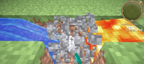 刷石機制作教程我的世界手機版無限刷圓石