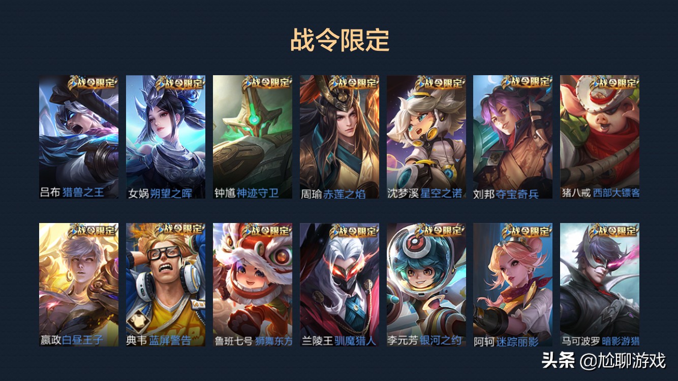 《王者榮耀》全英雄系列皮膚匯總：33系列，囊括皮膚172款