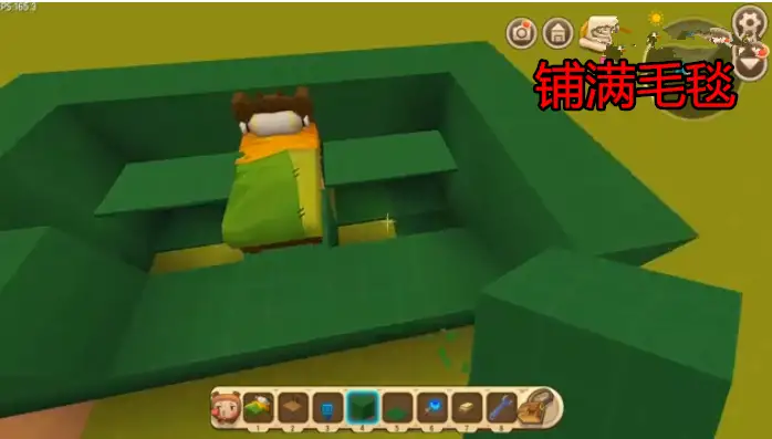 迷你世界零基礎教學，如何在白天睡覺，還能不斷恢復血量值