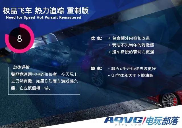 《極品飛車 熱力追蹤 重制版》評測:10年后還是干柴烈火