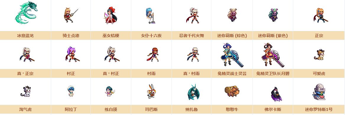 DNF國服寵物大全 你想收集的寵物都在這里