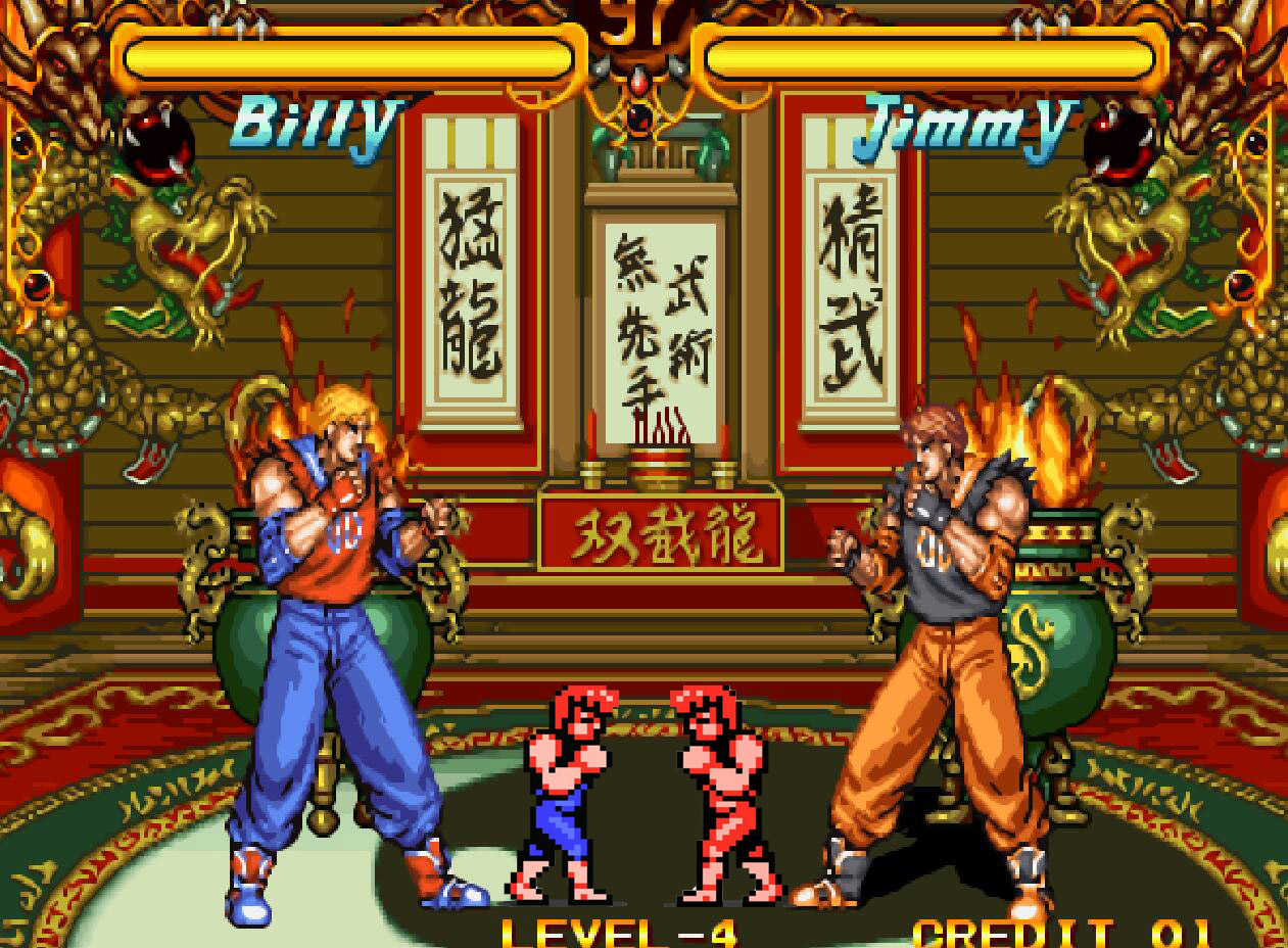 FC游戲《雙截龍》經典人物形象，高清化之后的反派卻更像主角