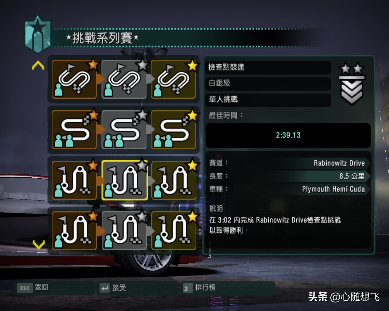 極品飛車10挑戰系列賽說明