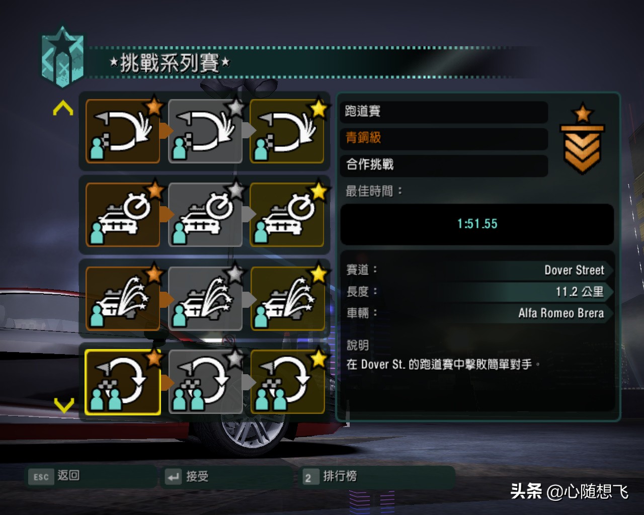 極品飛車10挑戰系列賽說明