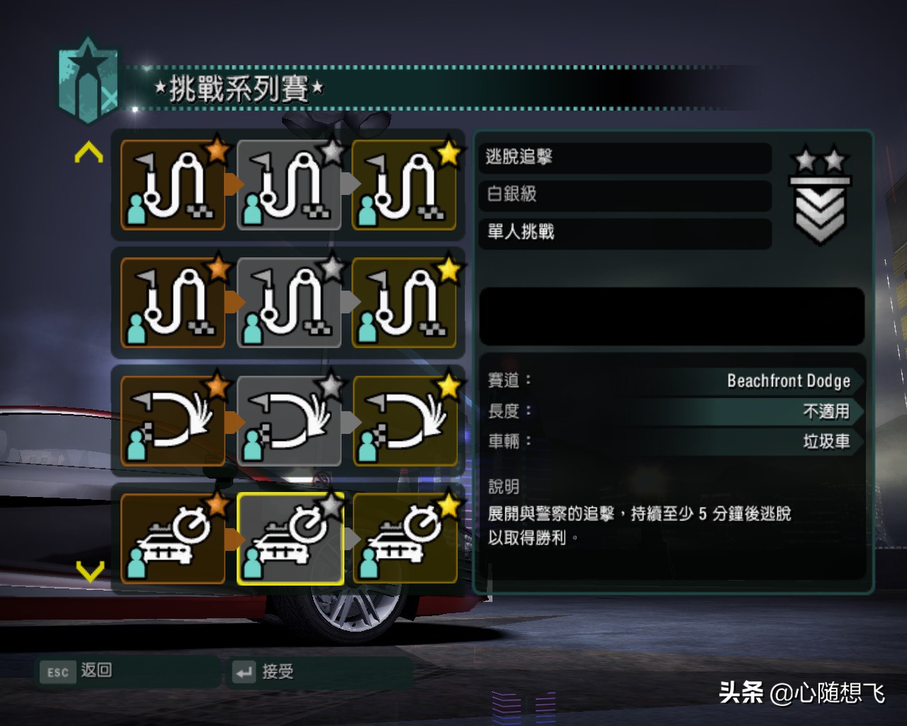 極品飛車10挑戰系列賽說明