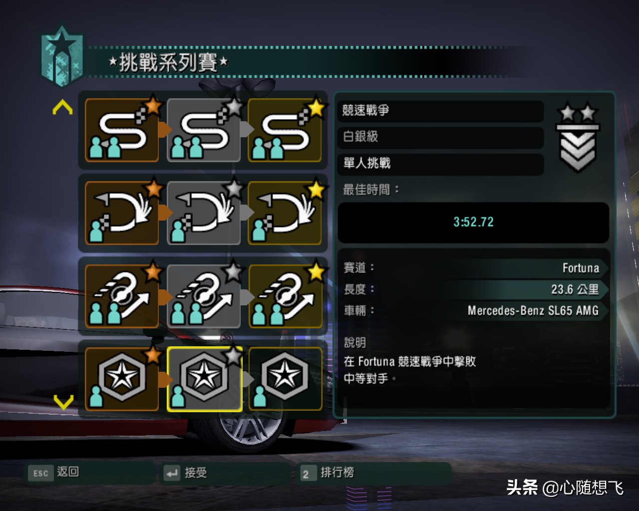 極品飛車10挑戰系列賽說明