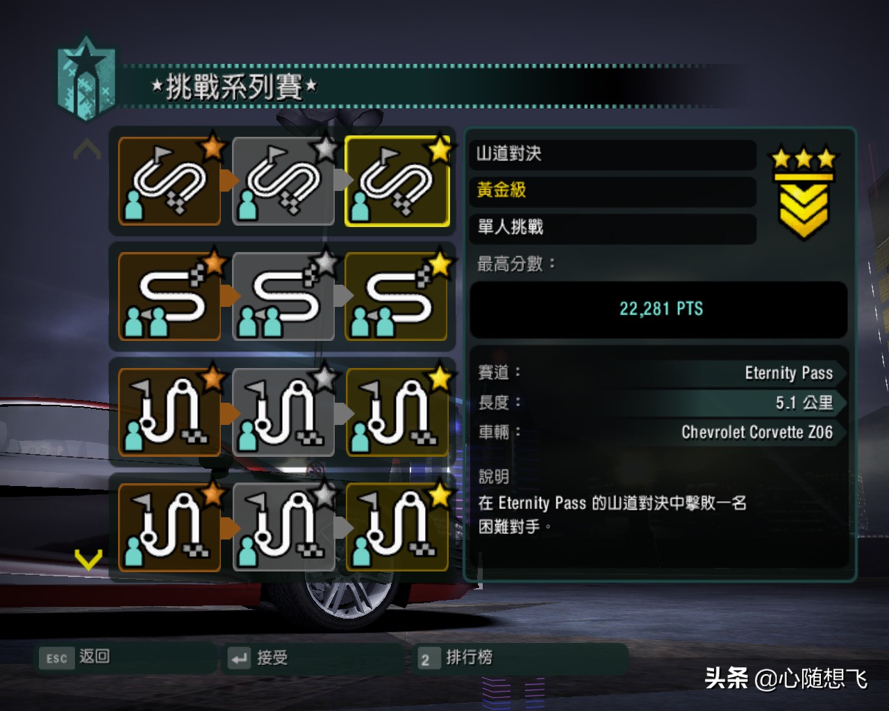 極品飛車10挑戰系列賽說明