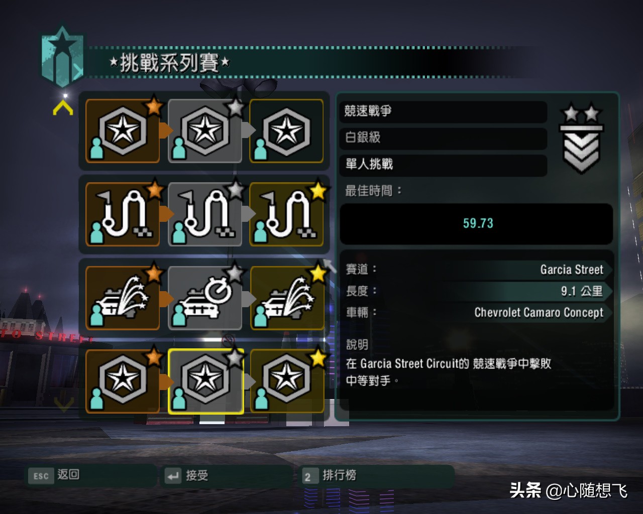 極品飛車10挑戰系列賽說明