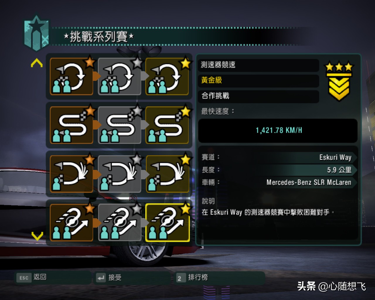 極品飛車10挑戰系列賽說明