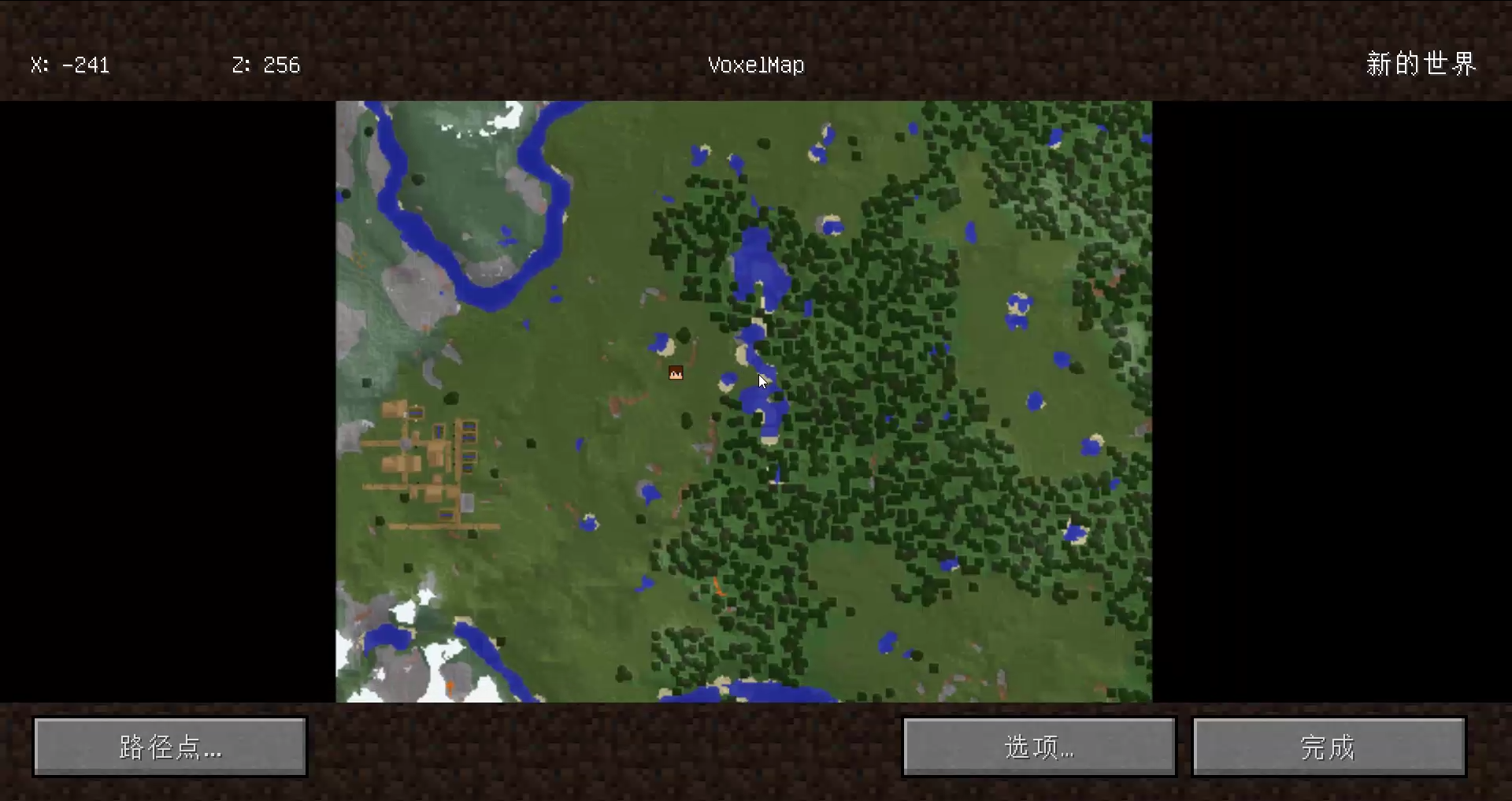 我的世界1.12.2模組教程:VoxelMap小地圖可以傳送的輔助神器