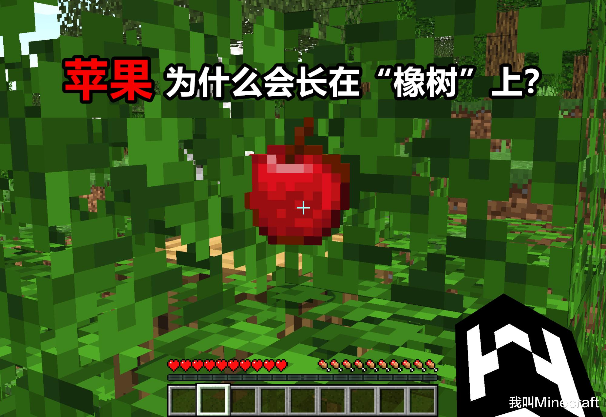 mc版十萬個為什么：《我的世界》為什么蘋果會長在“橡樹”上？