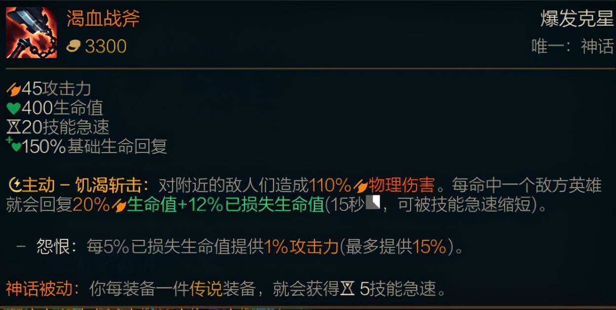 LOL新賽季裝備介紹:神話裝備篇