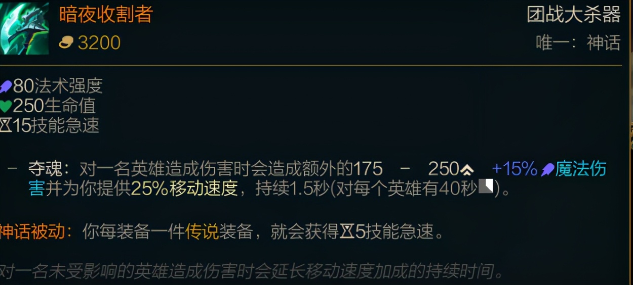 LOL新賽季裝備介紹:神話裝備篇