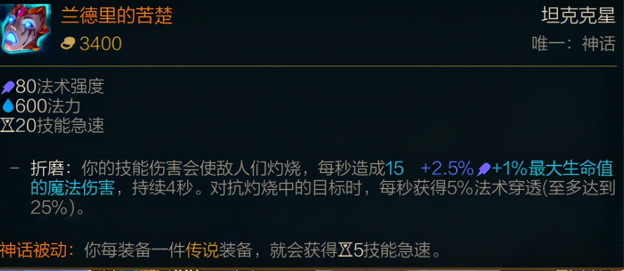 LOL新賽季裝備介紹:神話裝備篇