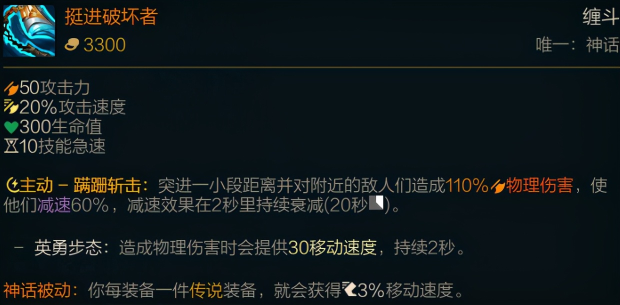 LOL新賽季裝備介紹:神話裝備篇