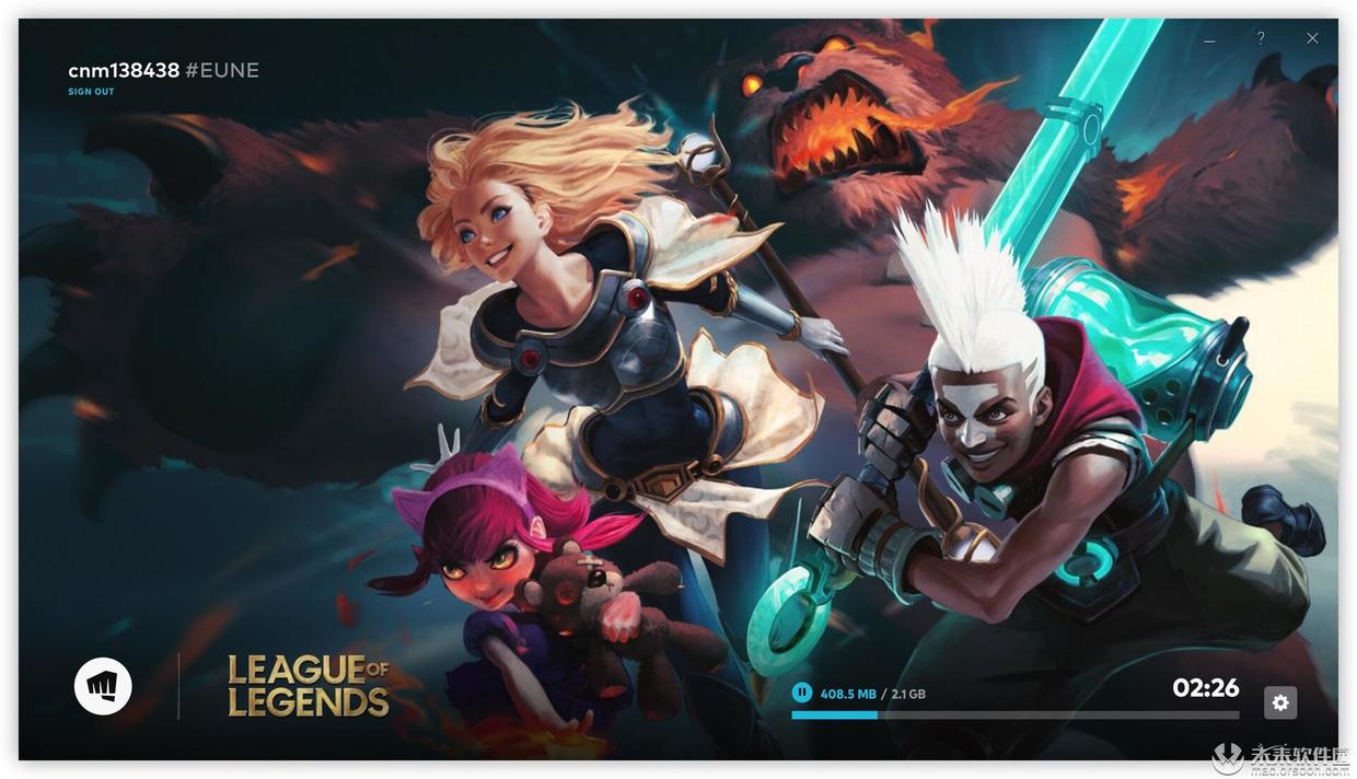 英雄聯盟 11.8 Mac中文版(lol mac美服漢化版)