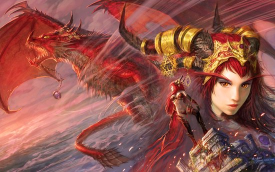 魔獸世界大人物——紅龍女王：阿萊克斯塔薩