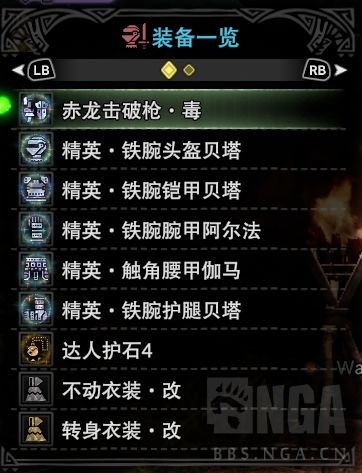 怪物獵人:各流派銃槍個人自用配裝整合