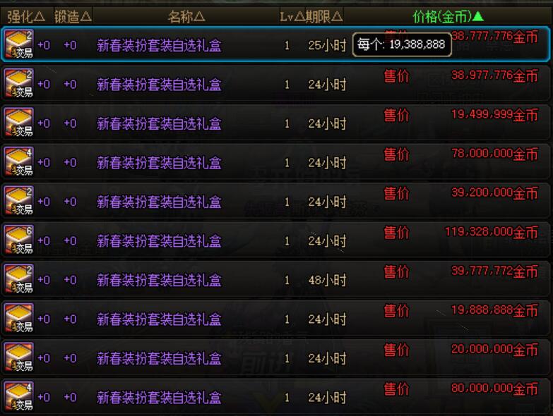 DNF：春節套上線被買爆，時裝價格跌至白菜，整套只值30塊錢