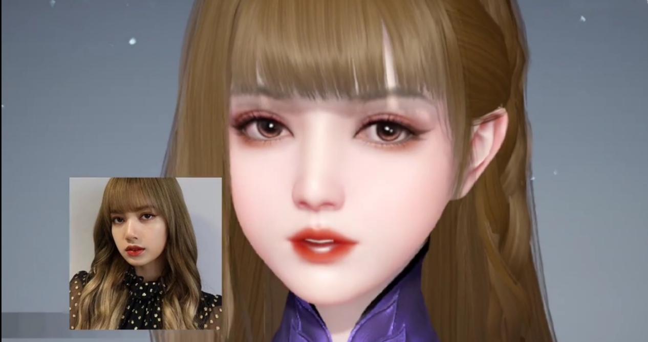游戲女神捏臉，lisa絕美，lol薩勒芬妮1:1神還原